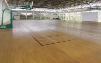 Gimnasio de la policía de Guangxi Nanning Más de 1000 metros cuadrados Suelo plástico deportivo de PVC Mayo de 2024