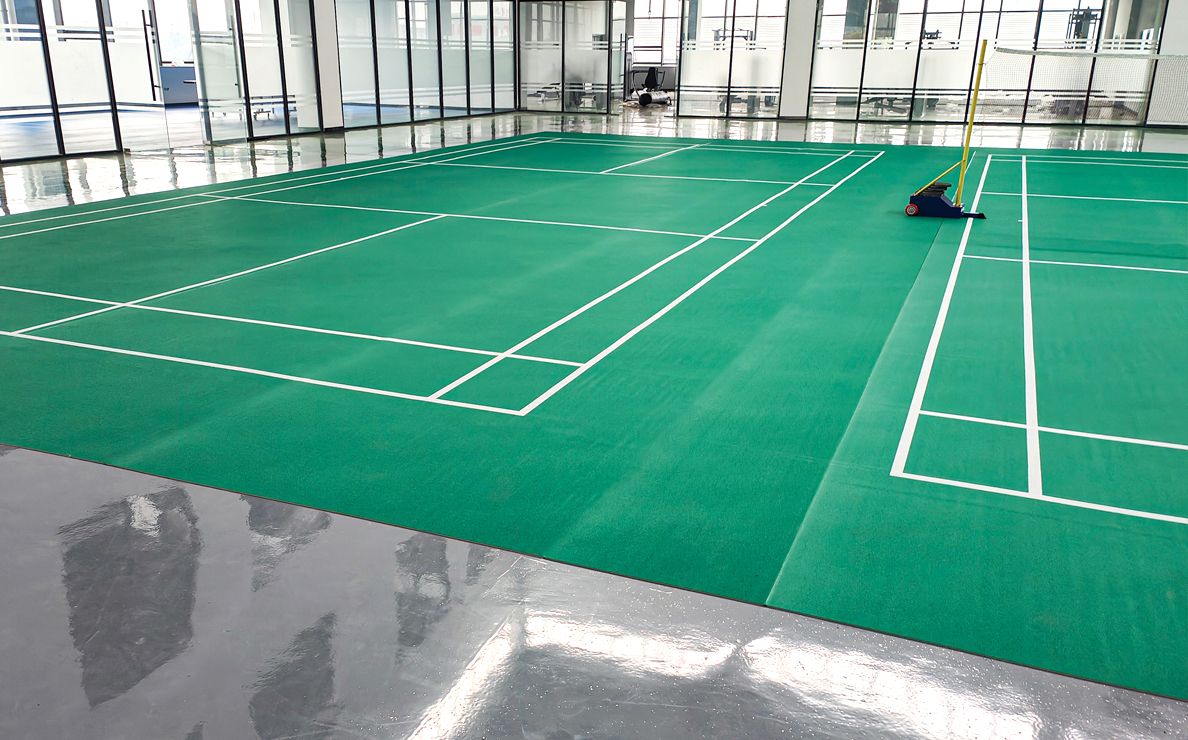 Pisos deportivos de PVC de 864 m2 Agosto de 2021 Instituto de Tecnología de Shanghai