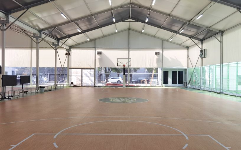 Parque de baloncesto de PVC de 1200 m2, mayo de 2024 para Brunei